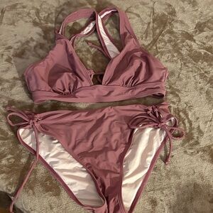 Amazon Women's Pink Bikini Set